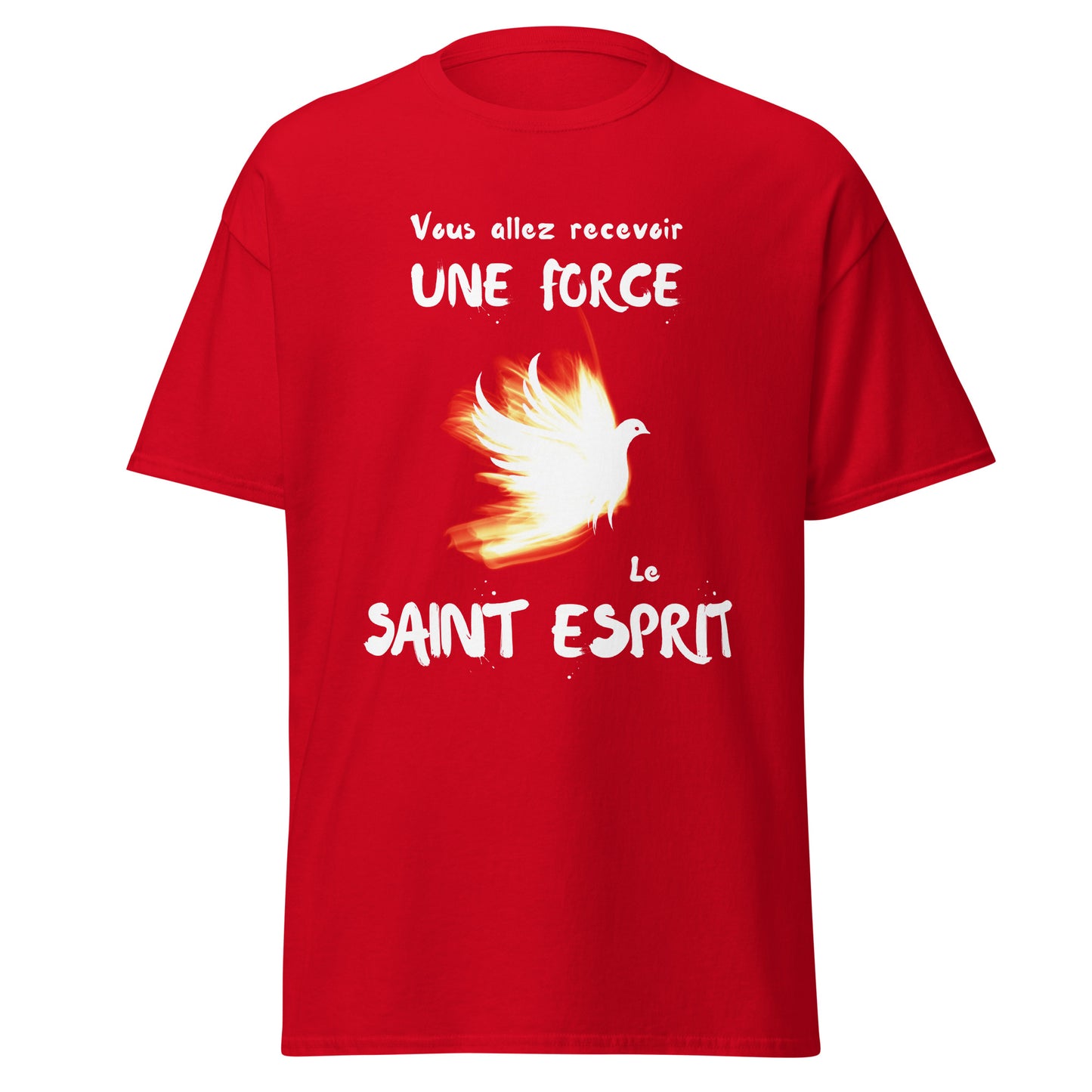 T-shirt Pentecôte "Vous allez recevoir une force..."