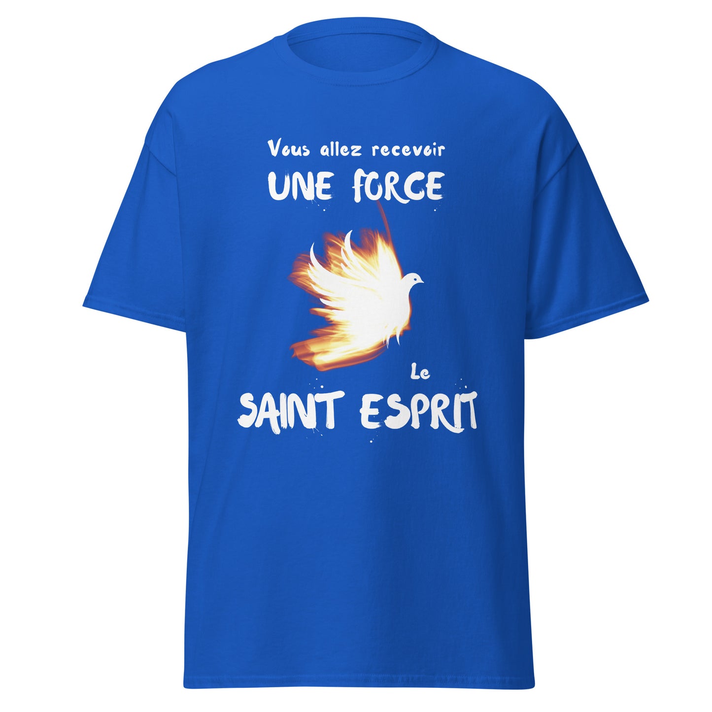 T-shirt Pentecôte "Vous allez recevoir une force..."